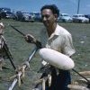 Souvenir seller at La Perouse, 1960 - Courtesy of National Library of Australia  